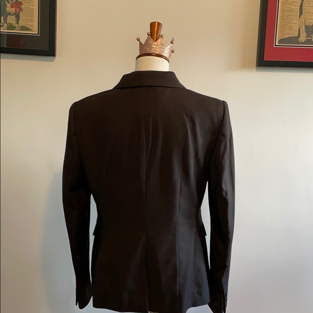 Chocolate Brown Striped Suit Set (S)